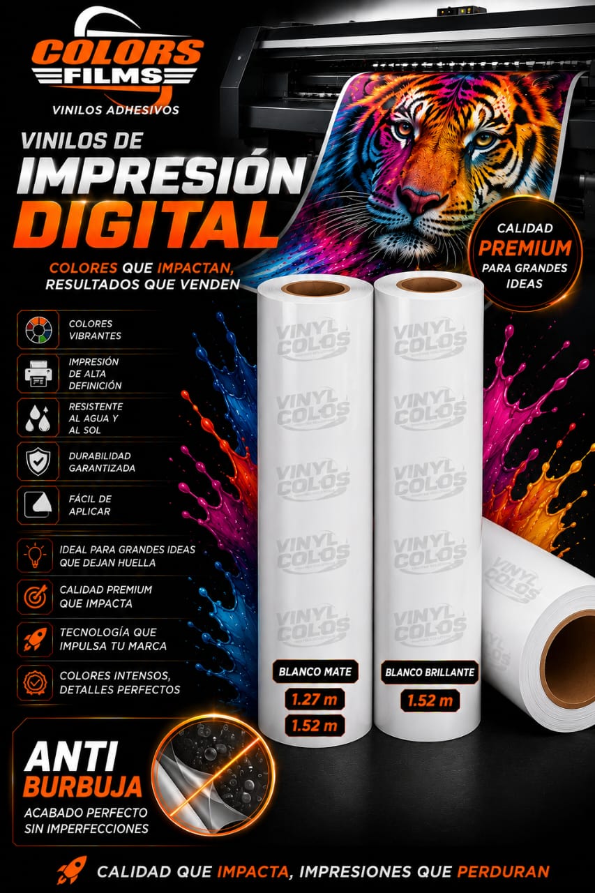 Vinilo de impresión digital - Colors Films