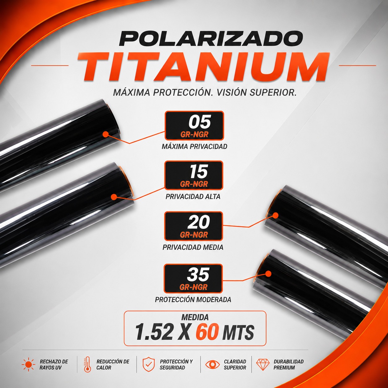 Polarizado titanium