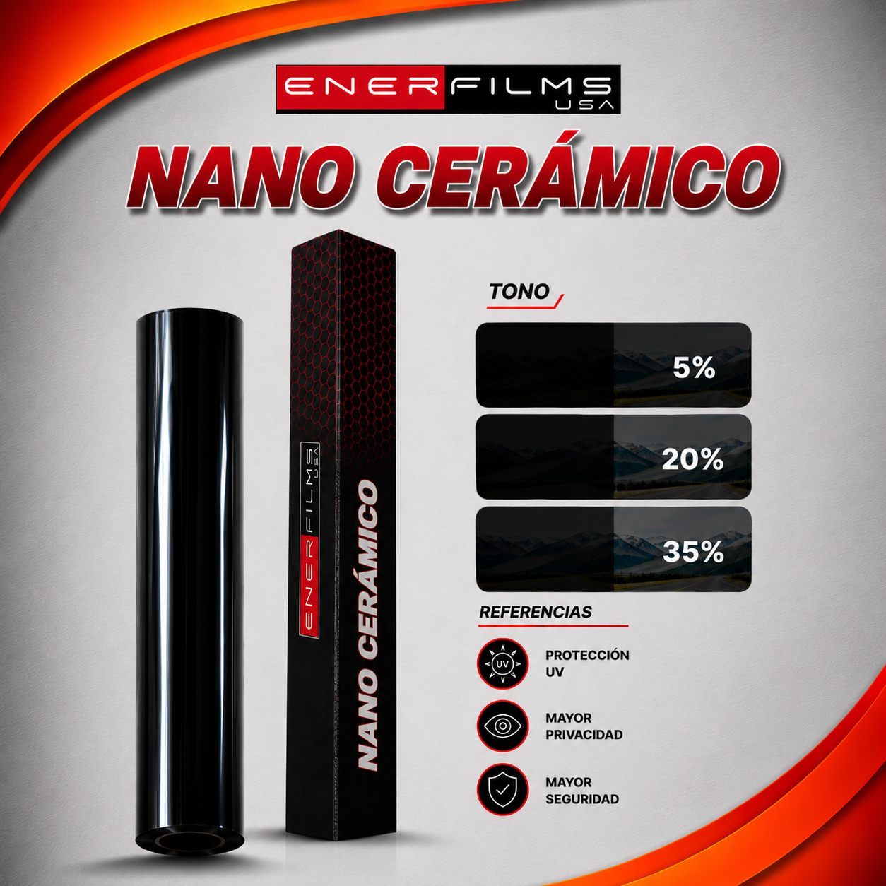 Nano cerámico Enerfilms