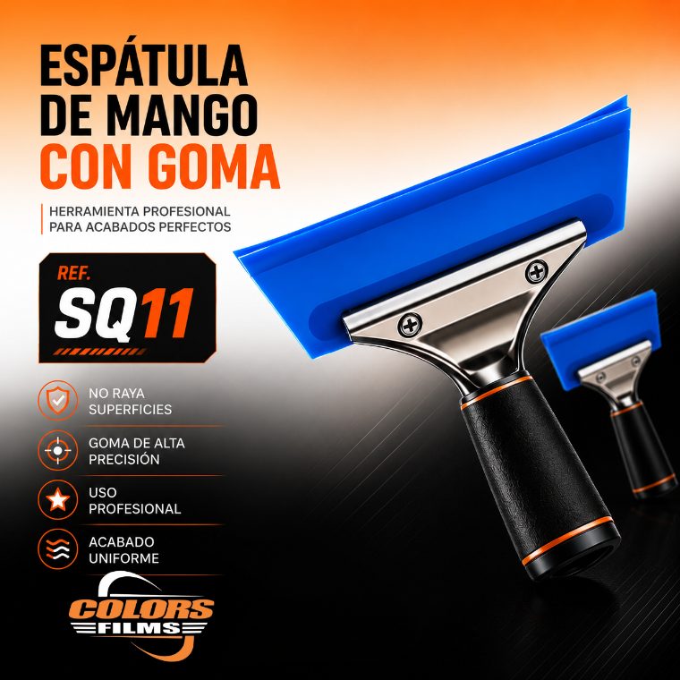 Espátula de mango con goma referencia SQ11