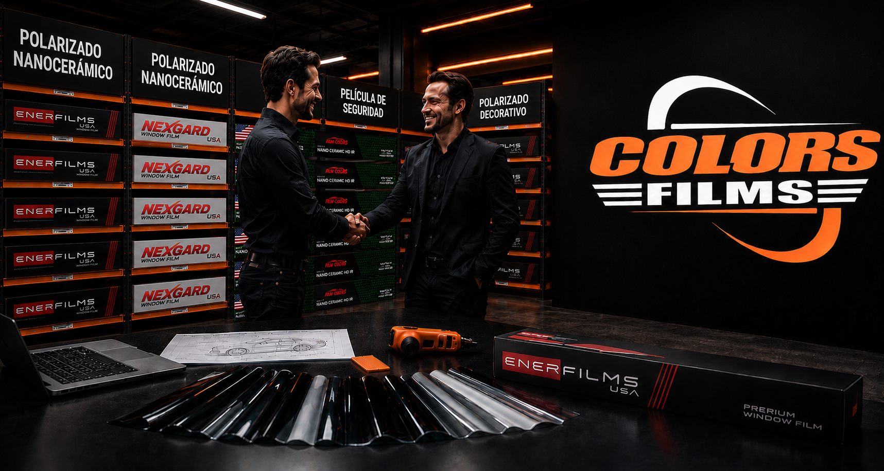 Colors Films - distribución de polarizados y películas
